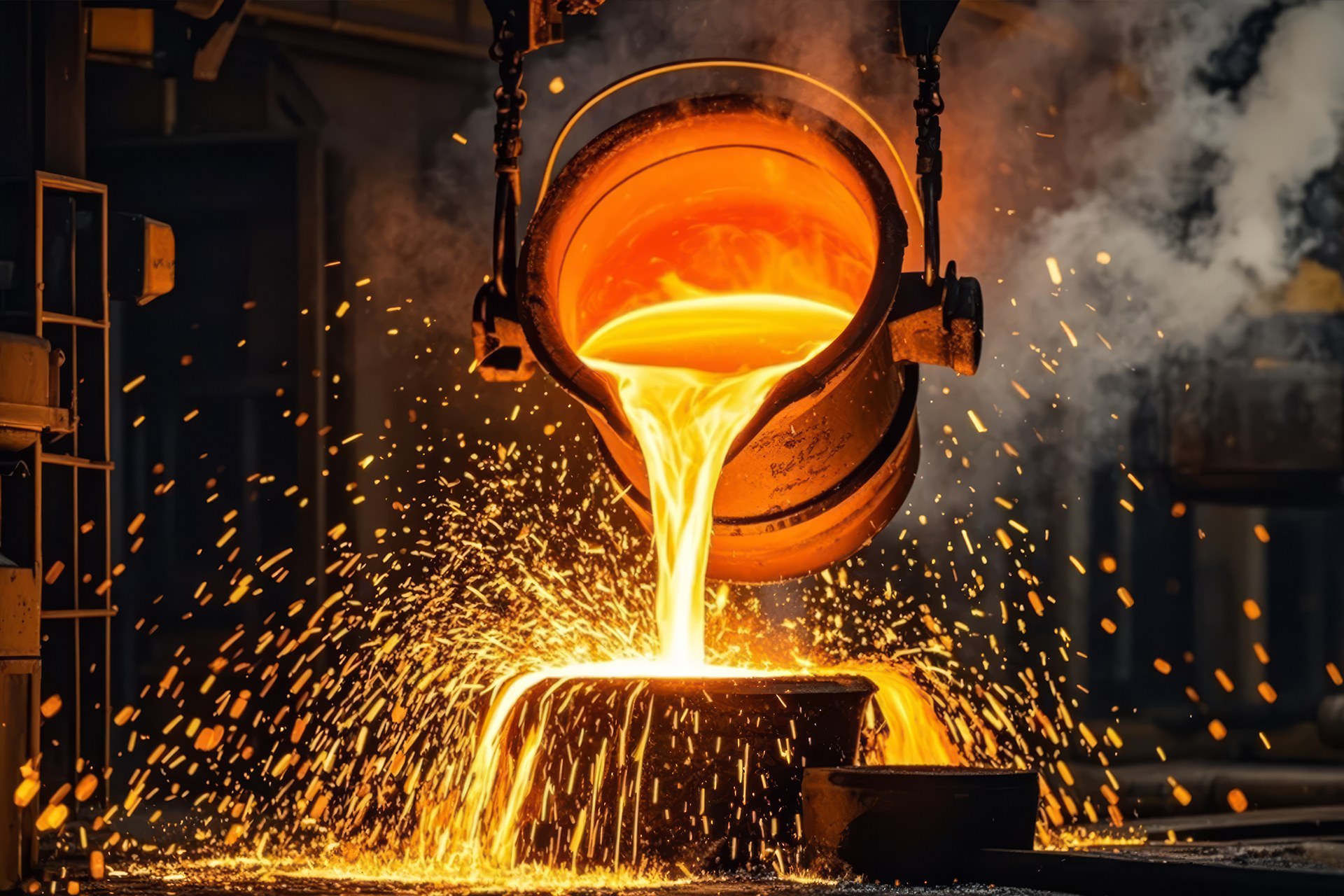Steel production line